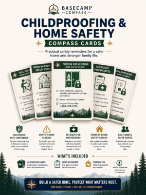 Home Safety Compass Cards