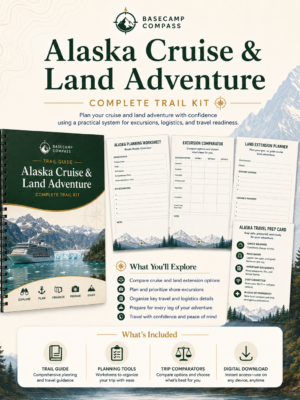 Alaska Cruise & Land Adventure Complete Trail Kit
