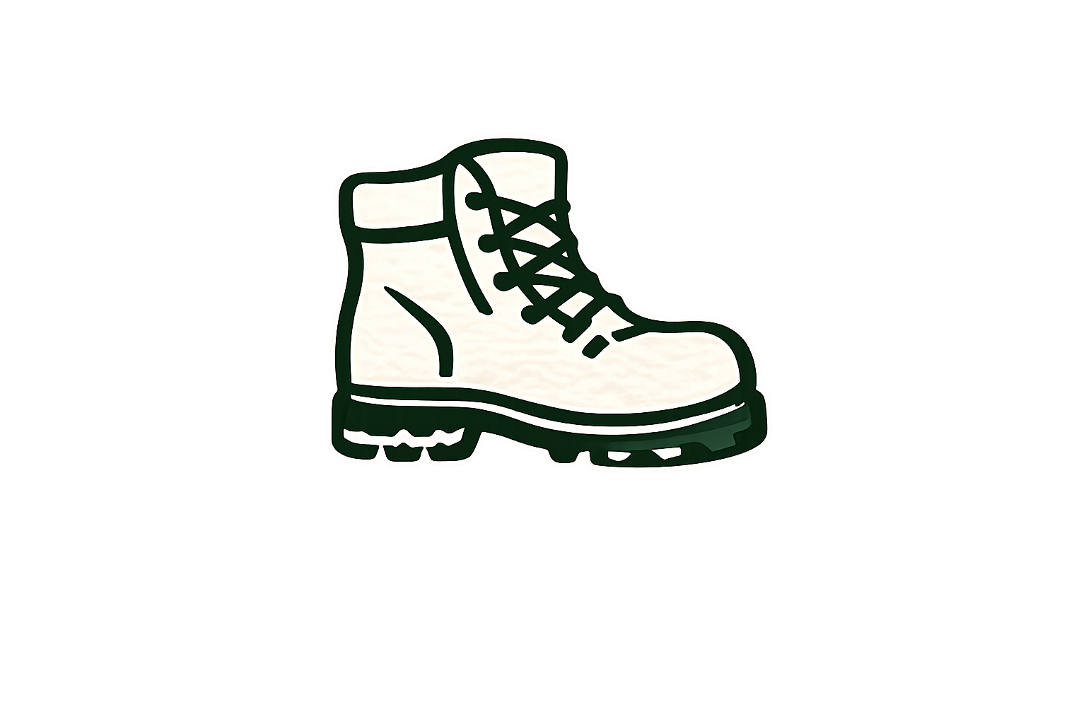 Vector art of a work boot | Basecamp Compass, LLC (Basecamp Compass)