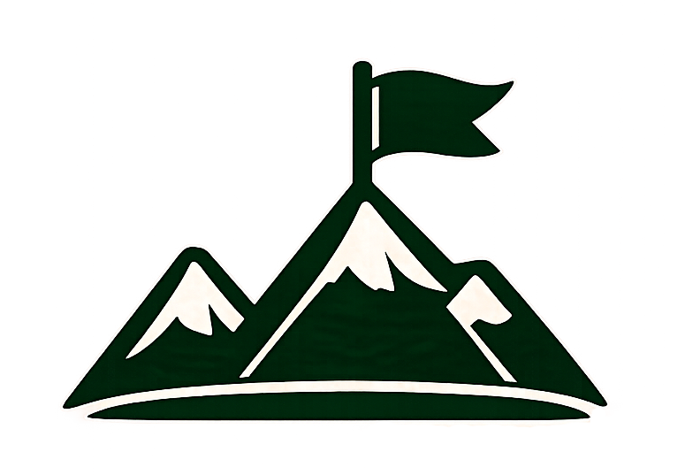 Mountain peak flag icon logo | Basecamp Compass, LLC (Basecamp Compass)
