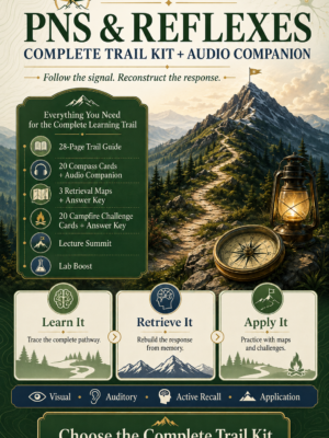 PNS & Reflexes Trail Kit | Complete Anatomy & Physiology Study System