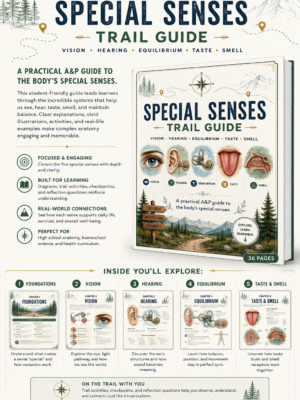 Special Senses Trail Guide | Visual Anatomy & Physiology Study Guide