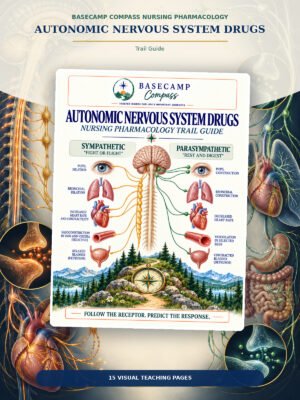 Autonomic Nervous System Drugs Trail Guide printable nursing study guide