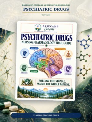Psychiatric Drugs Trail Guide printable nursing study guide