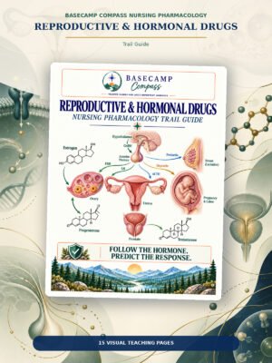 Reproductive & Hormonal Drugs Trail Guide printable nursing study guide
