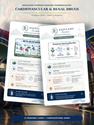 Cardiovascular & Renal Drugs Compass Cards + Audio Companion