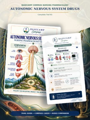 Autonomic Nervous System Drugs Trail Kit printable nursing study guide