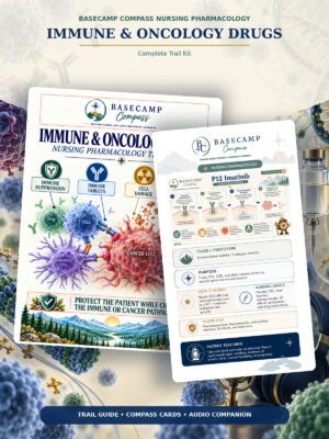 Immune & Oncology Drugs Trail Kit printable nursing study guide