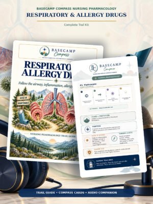 Respiratory & Allergy Drugs Trail Kit printable nursing study guide