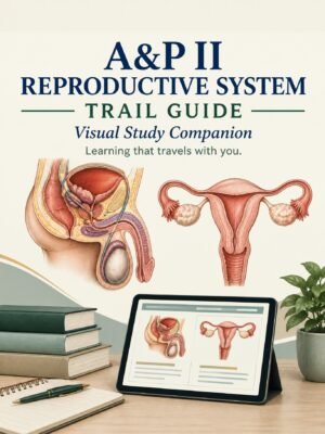 A&P II Reproductive System Trail Guide — visual study companion
