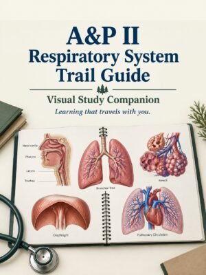 A&P II Respiratory System Trail Guide — visual study companion anatomy overview