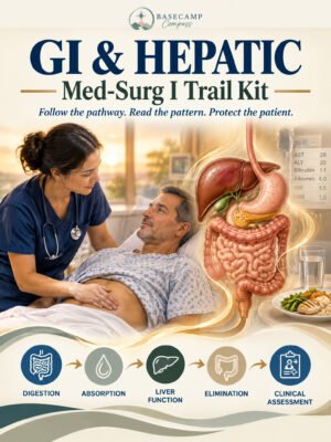 MedSurg I GI & Hepatic Compass Cards + Audio Companion