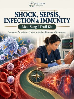 MedSurg I Shock, Sepsis, Infection & Immunity Compass Cards + Audio Companion