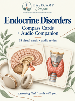 MedSurg II Endocrine Disorders Compass Cards + Audio Companion cover
