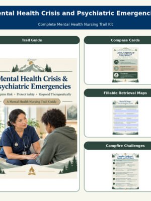 Mental Health Crisis and Psychiatric Emergencies Compass Cards
