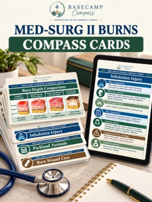 Med-Surg II Burns Compass Cards + Audio Companion