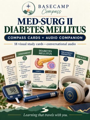 Diabetes Mellitus Compass Cards + Audio Companion