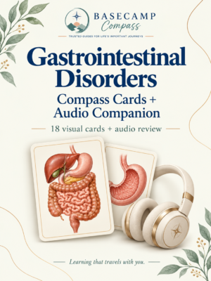MedSurg II Gastrointestinal Disorders Compass Cards + Audio Companion cover