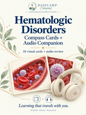 MedSurg II Hematologic Disorders Compass Cards + Audio Companion cover