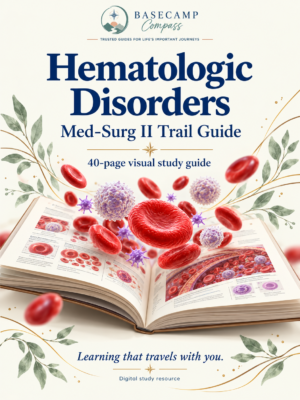 MedSurg II Hematologic Disorders Trail Guide cover