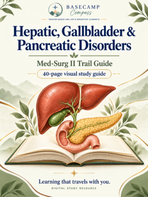 MedSurg II Hepatic, Gallbladder & Pancreatic Disorders Trail Guide cover