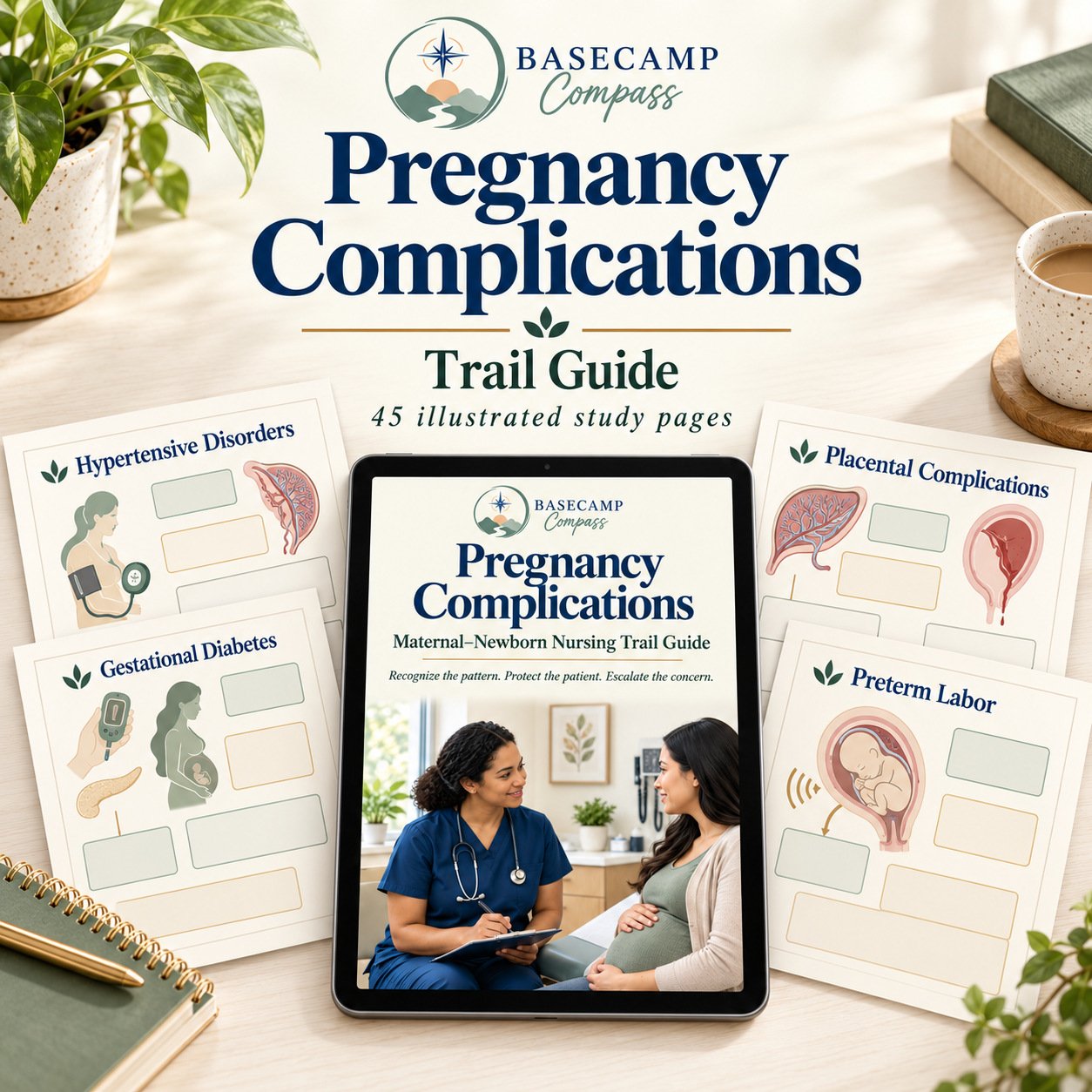 Maternal Newborn Pregnancy Complications Compass Cards + Audio Companion - Image 2