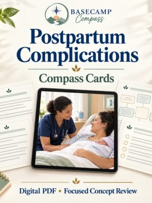 Maternal Newborn Postpartum Complications Compass Cards + Audio Companion