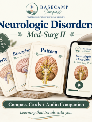 MedSurg II Neurologic Disorders Compass Cards + Audio Companion cover