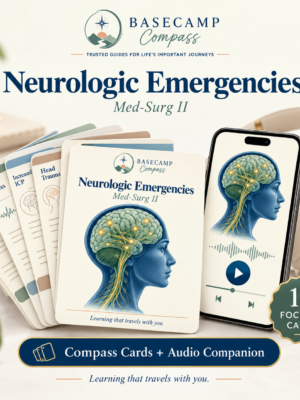 MedSurg II Neurologic Emergencies Compass Cards + Audio Companion cover