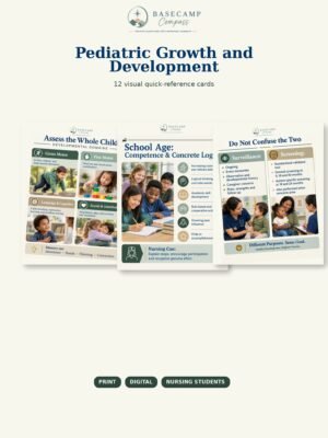 Pediatric Growth and Development Compass Cards