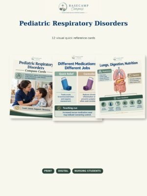 Pediatric Respiratory Disorders Compass Cards
