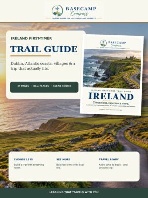 Ireland First-Timer Trail Guide storefront - visual travel guide cover